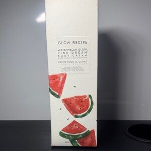 Glow Recipe Watermelon Glow Body Cream with Pink and Green Accents